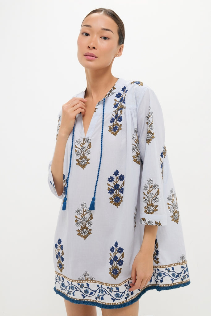 Petal Pop Blockprint Bondi Coverup | Tnuck Beach