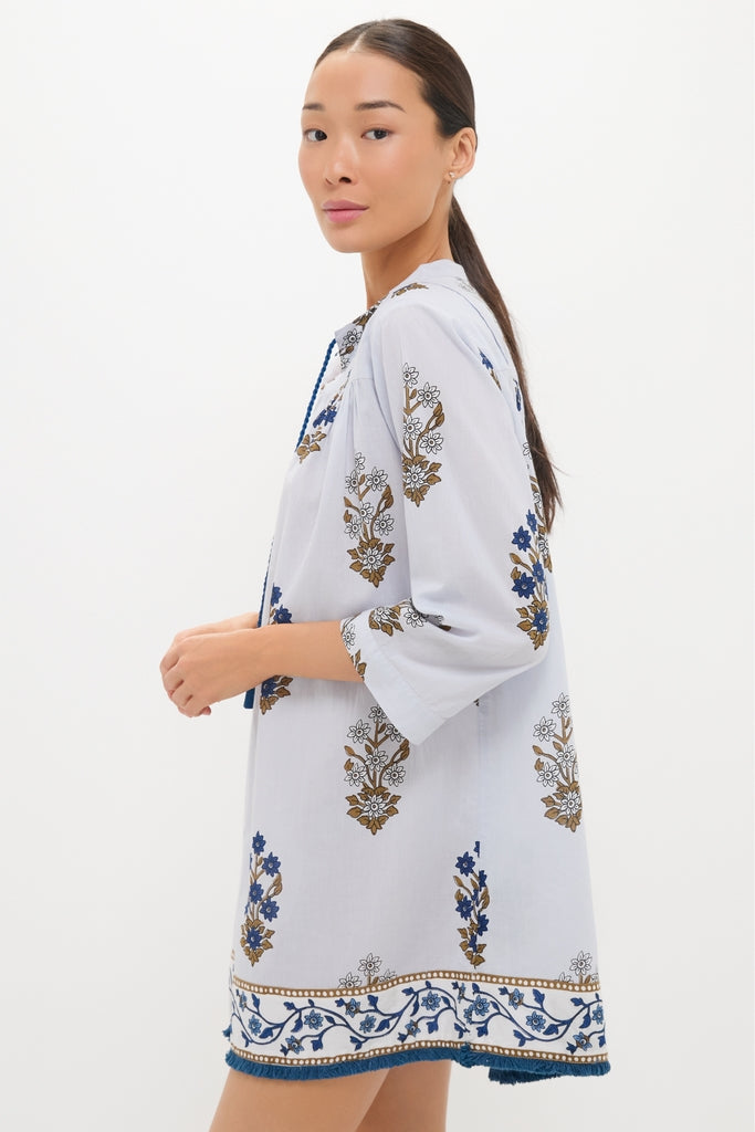 Petal Pop Blockprint Bondi Coverup
