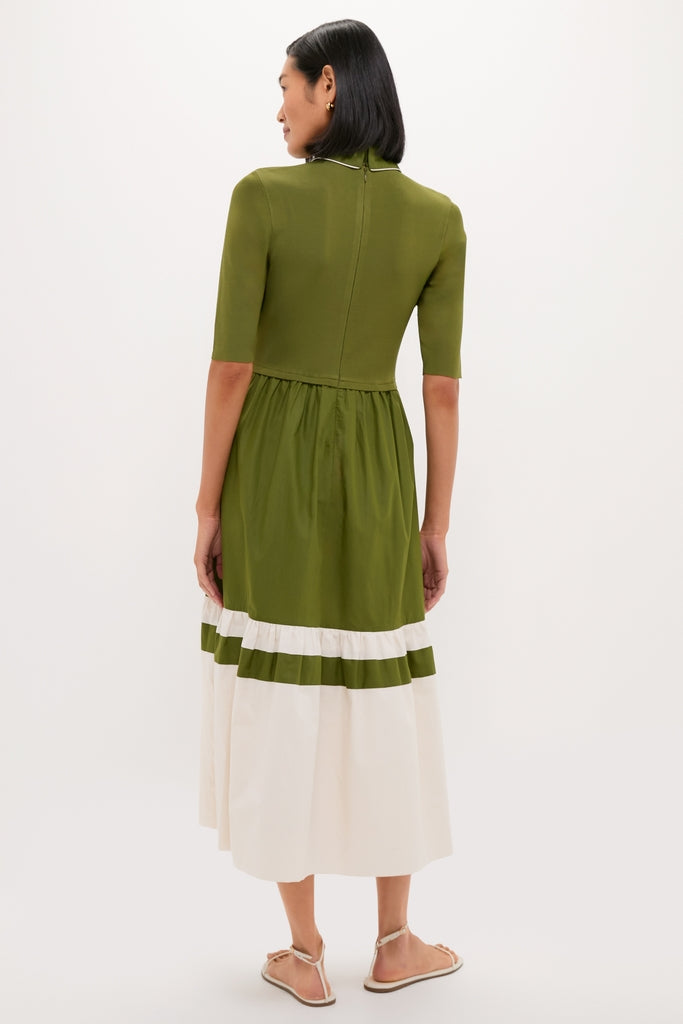 slim fit dress slacks Fern Short Sleeve Marina Dress