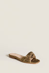 Dark Gold Brit Sandals