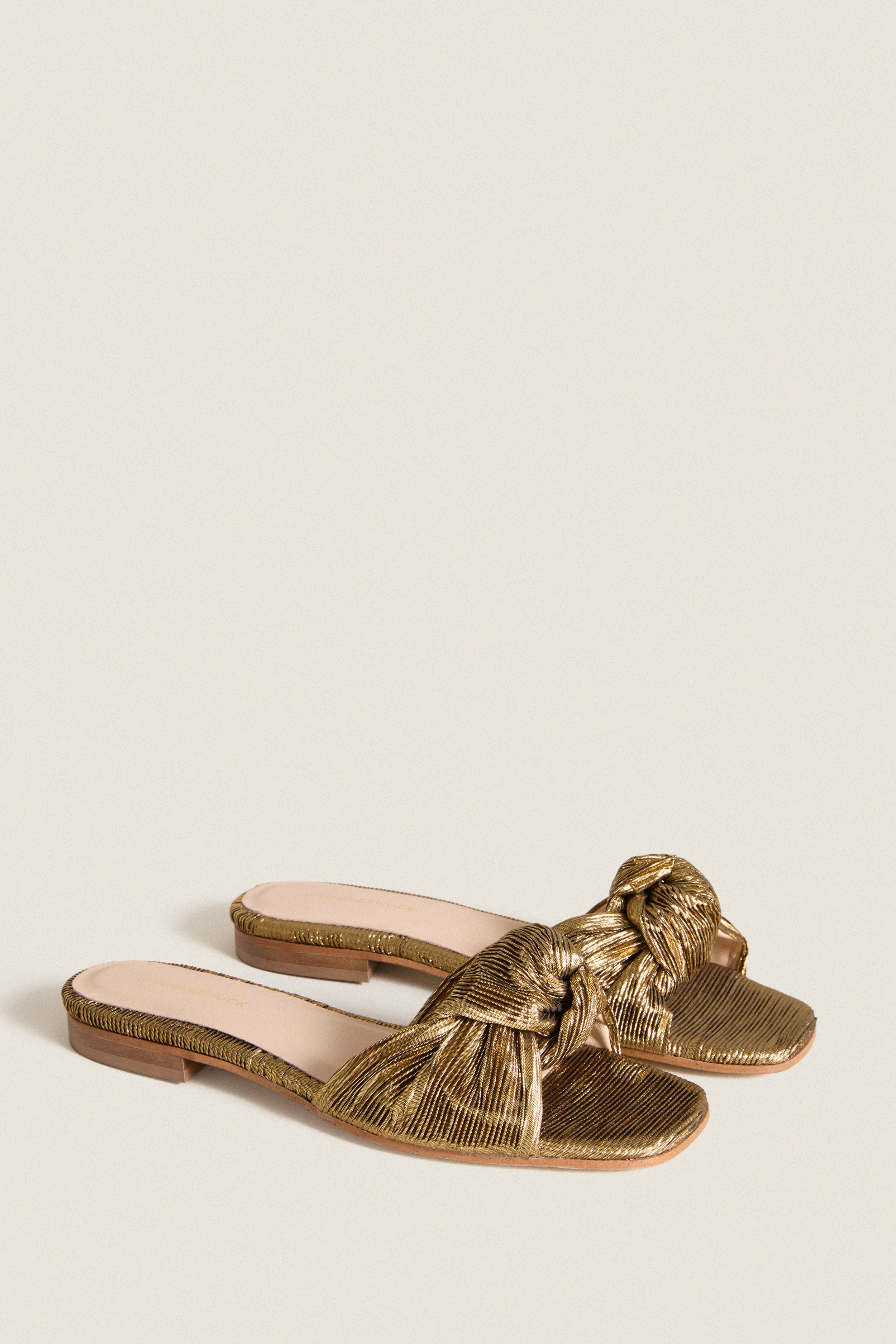 Dark Gold Brit Sandals