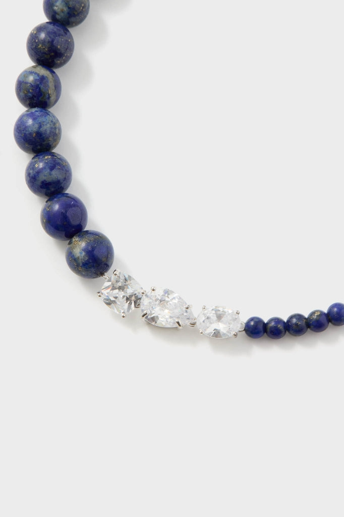 Silver Lapis Lazuli Necklace