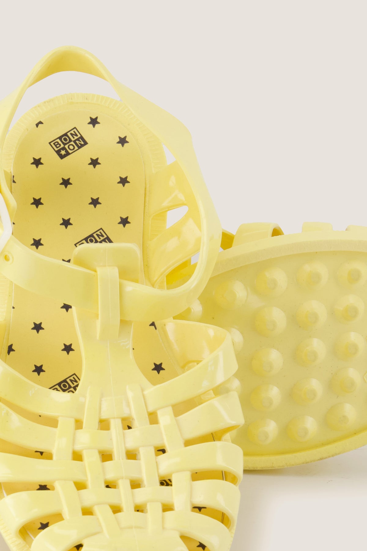 Yellow Jelly Meduses Sandals