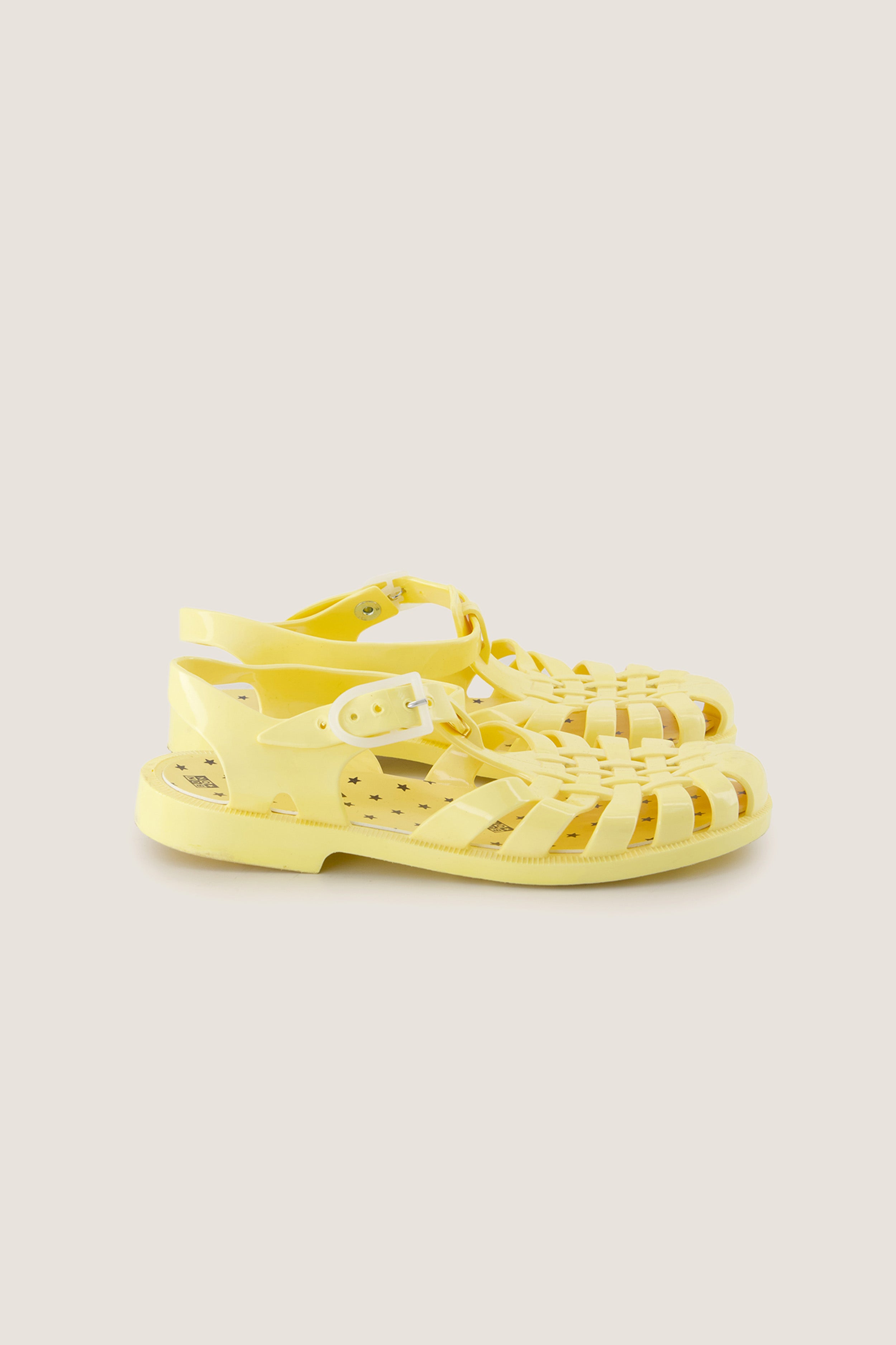 Yellow Jelly Meduses Sandals