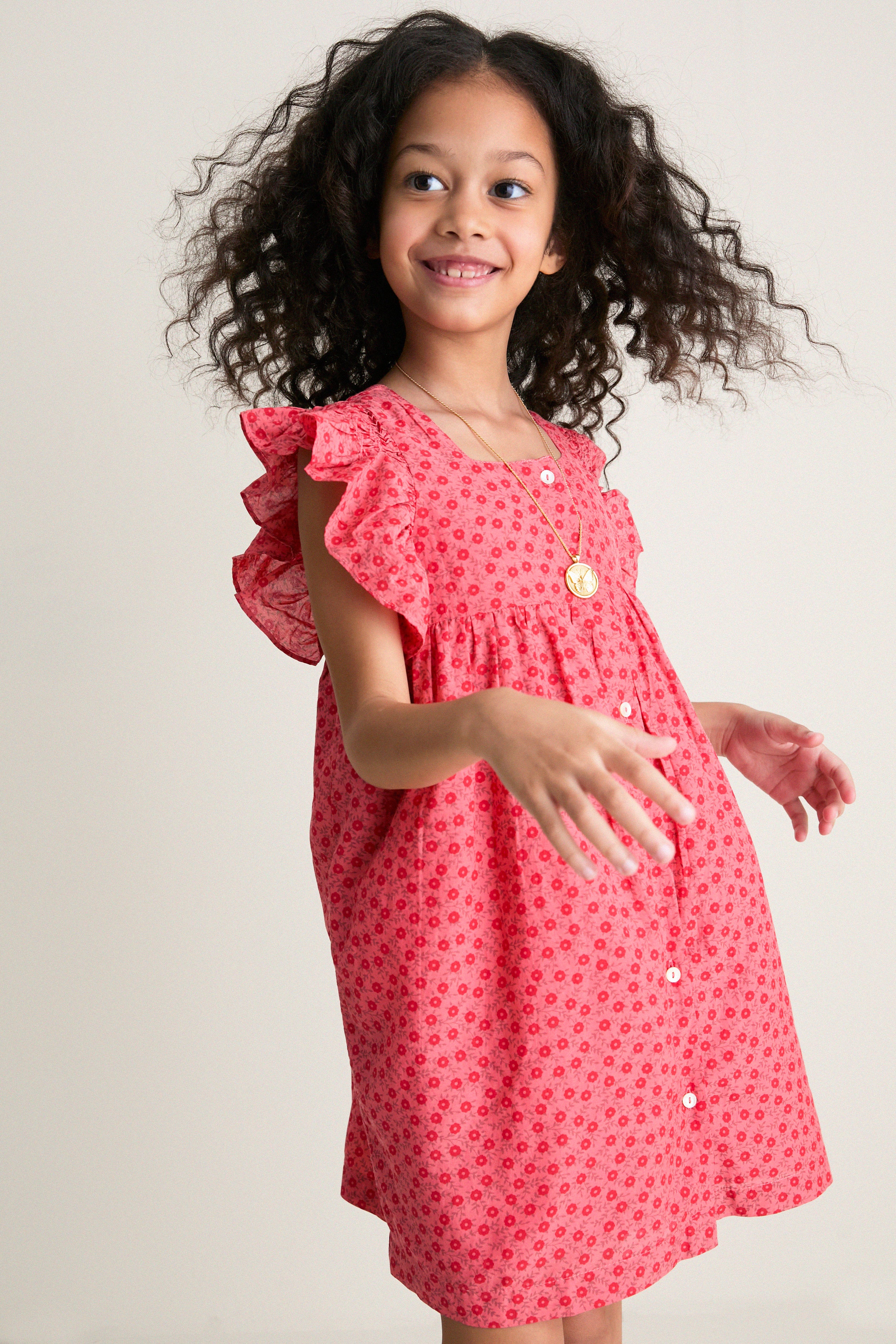 Rouge Flower Nonna Dress