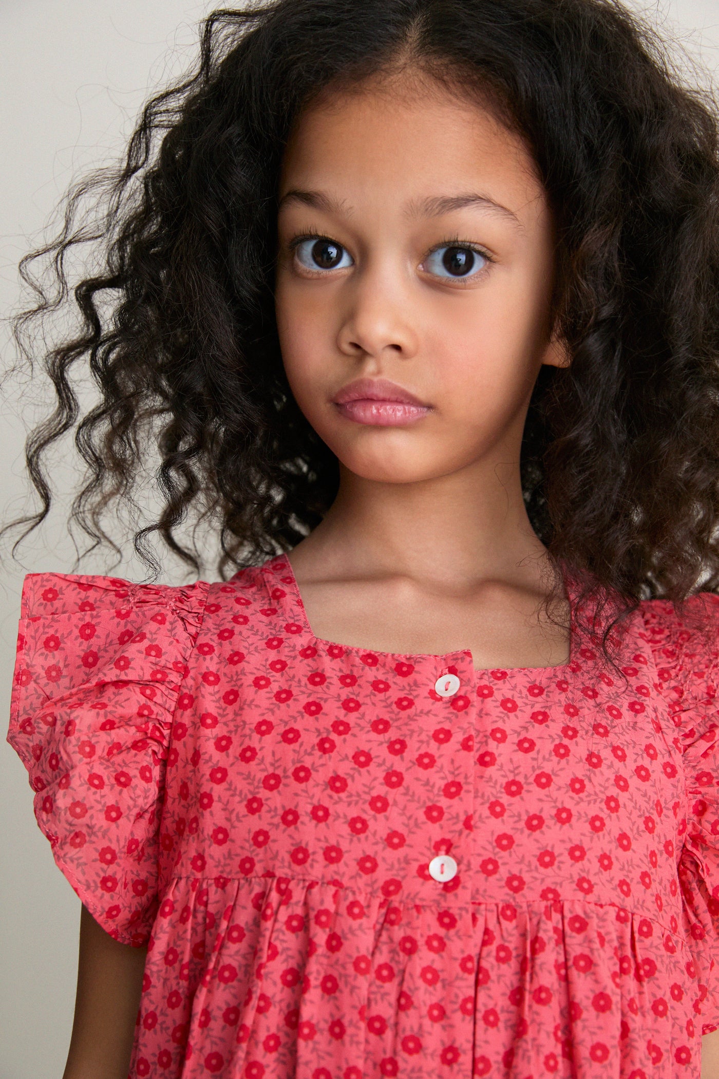 Rouge Flower Nonna Dress