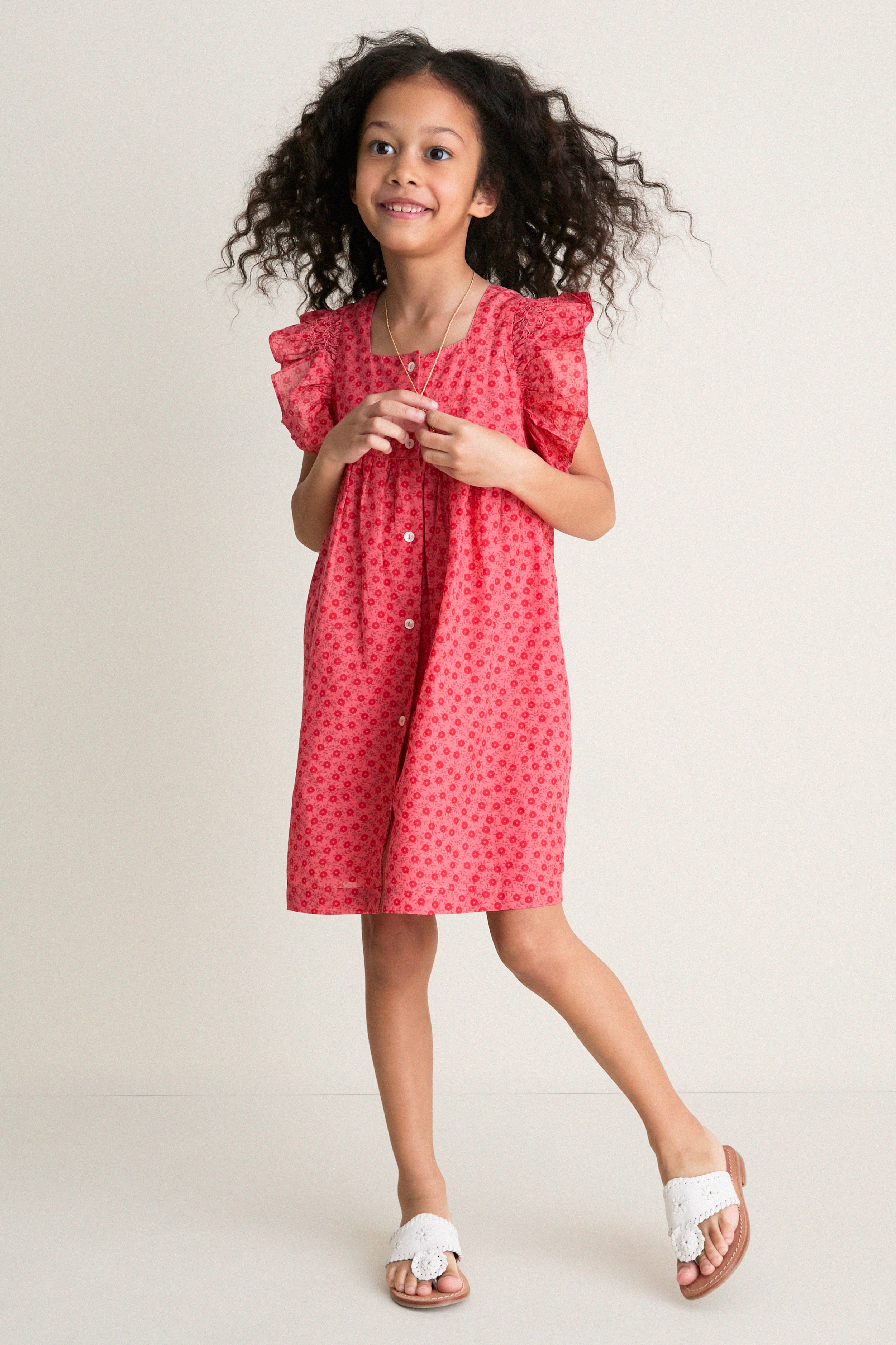 Rouge Flower Nonna Dress