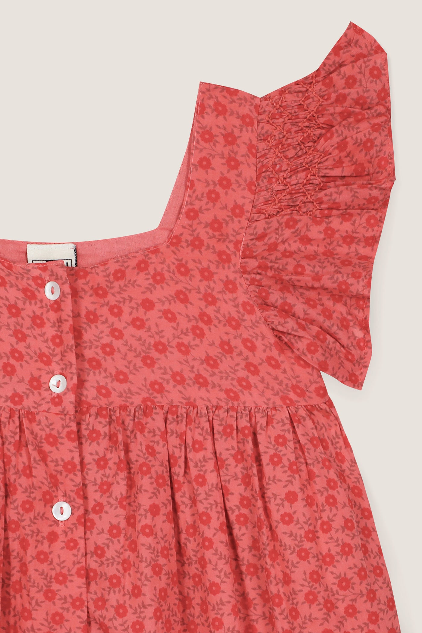 Rouge Flower Nonna Dress