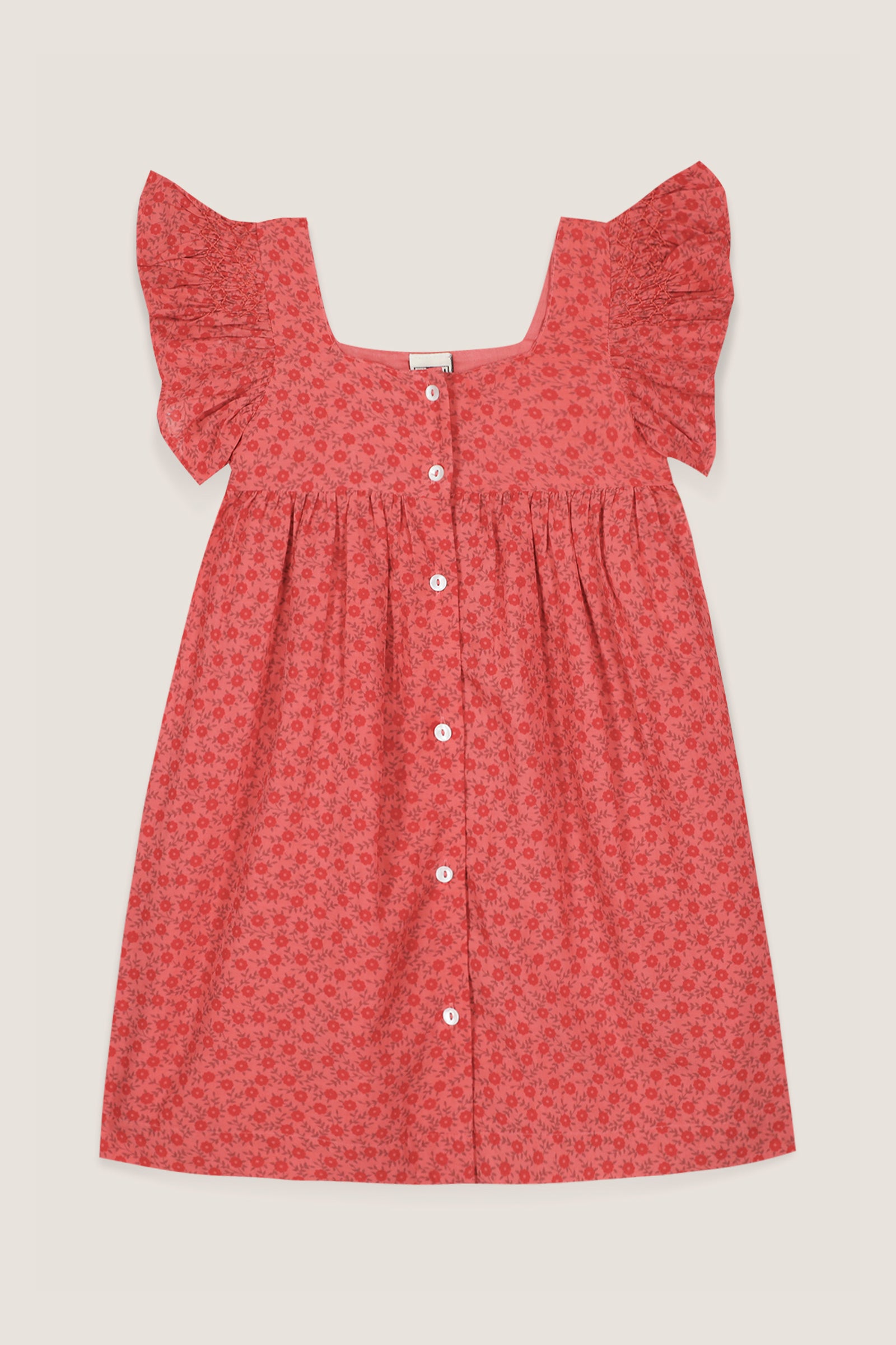 Rouge Flower Nonna Dress