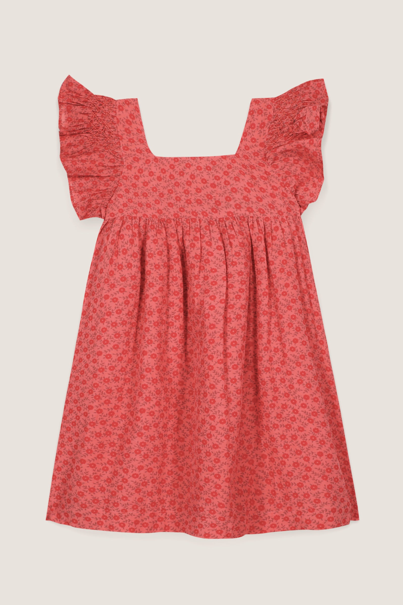 Rouge Flower Nonna Dress