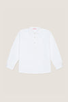 White Gingham Miguel Long Sleeve Shirt