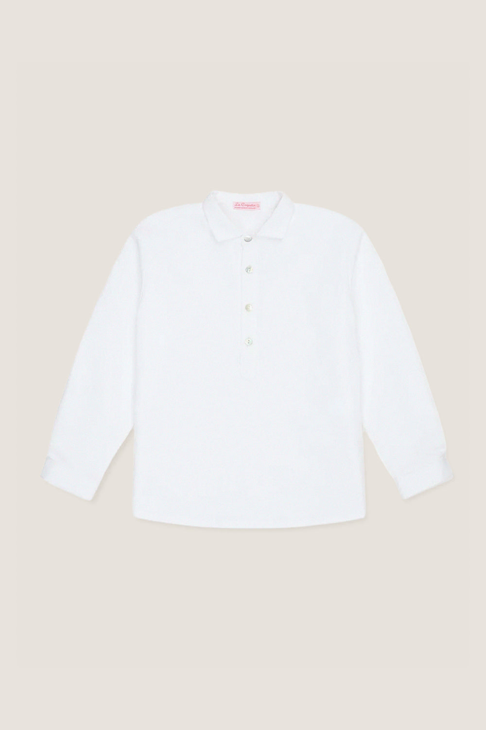 White Gingham Miguel Long Sleeve Shirt