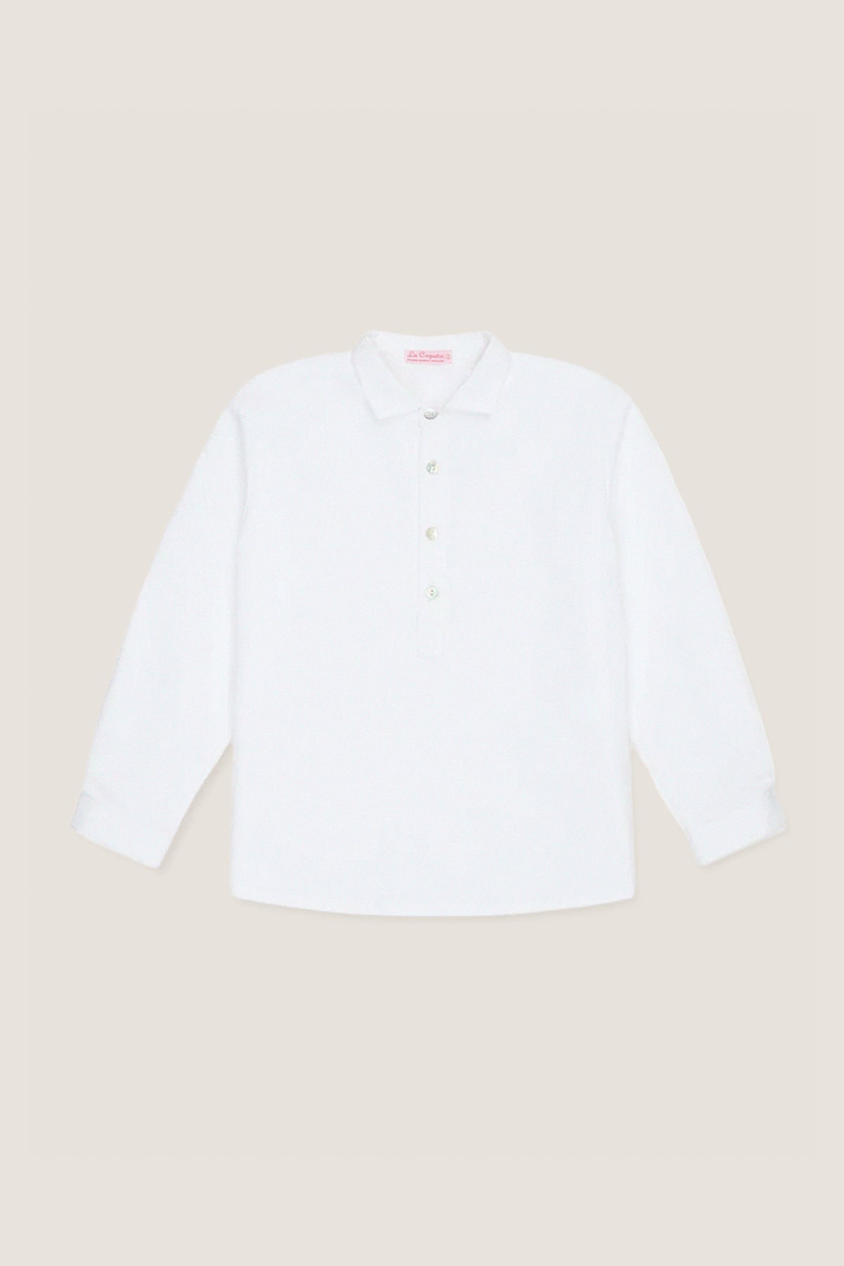White Gingham Miguel Long Sleeve Shirt