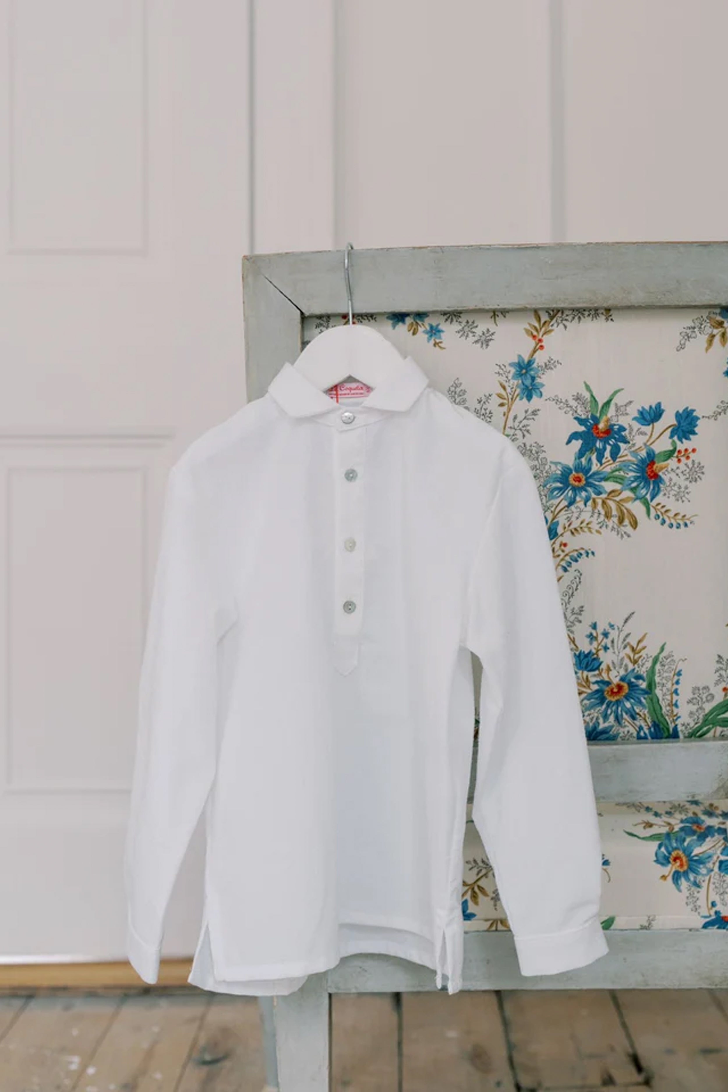 White Gingham Miguel Long Sleeve Shirt
