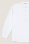White Gingham Miguel Long Sleeve Shirt