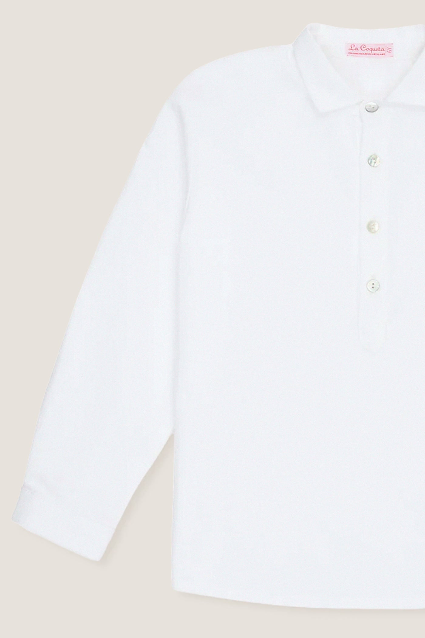 White Gingham Miguel Long Sleeve Shirt
