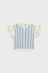 Blue Stripes Lyse Top
