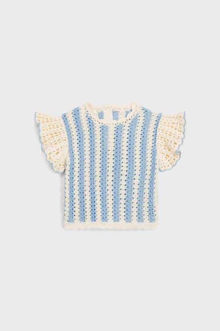 Blue Stripes Lyse Top