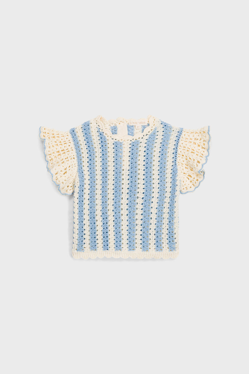 Blue Stripes Lyse Top