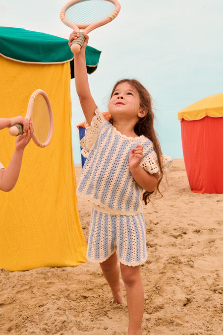 Blue Stripes Lyse Top