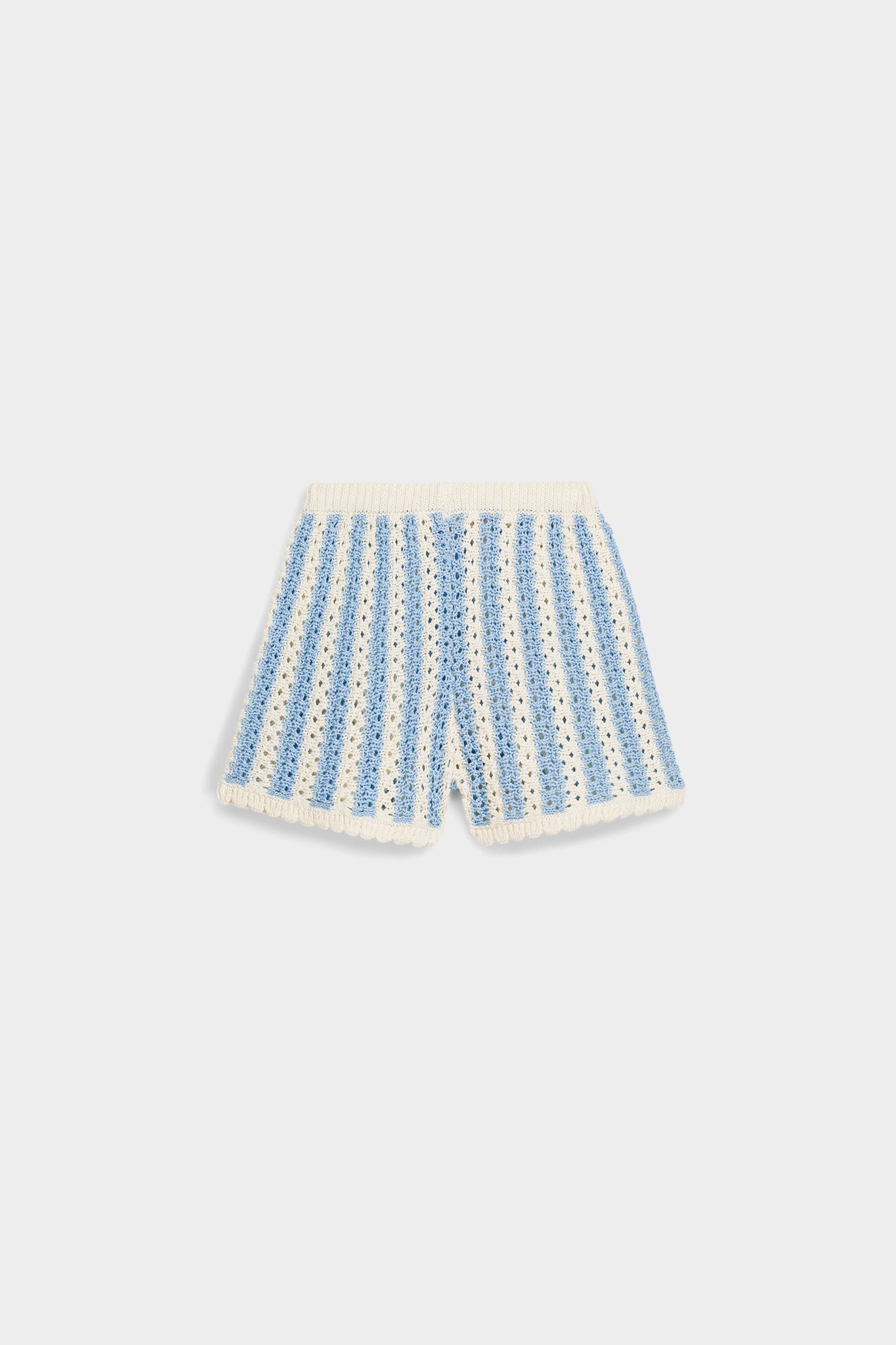 Blue Stripes Mekylane Shorts
