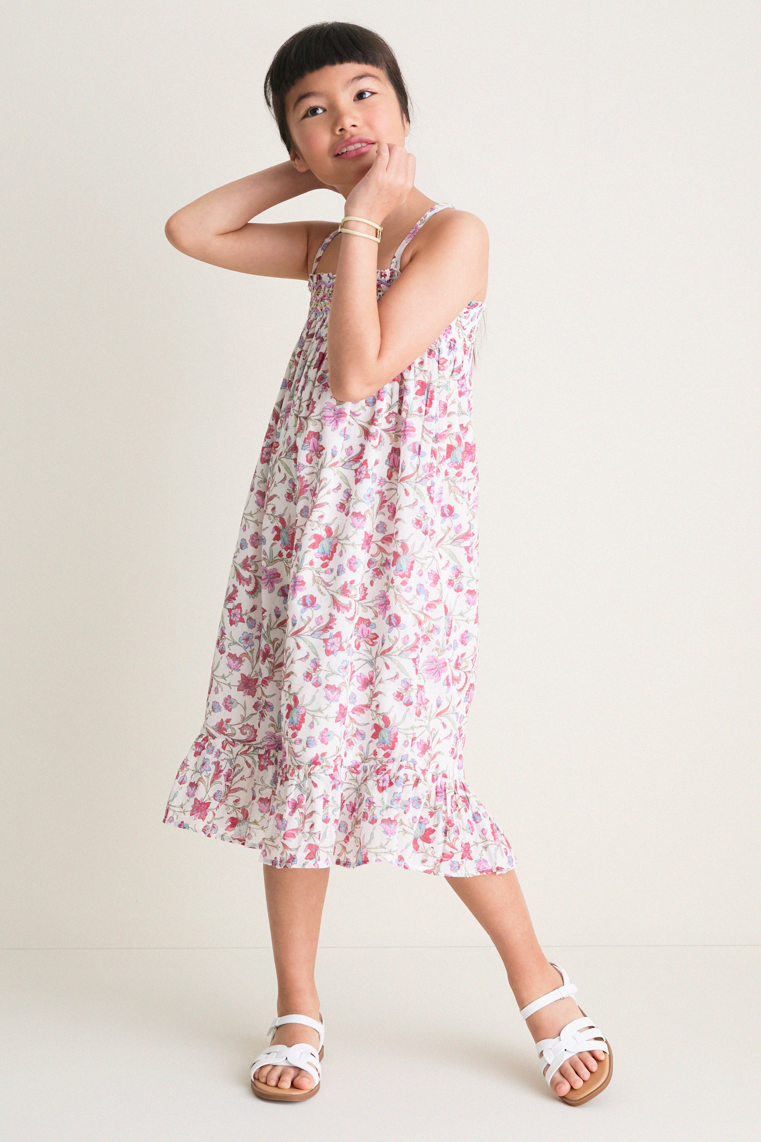 Cream Floral Haven Marceline Dress