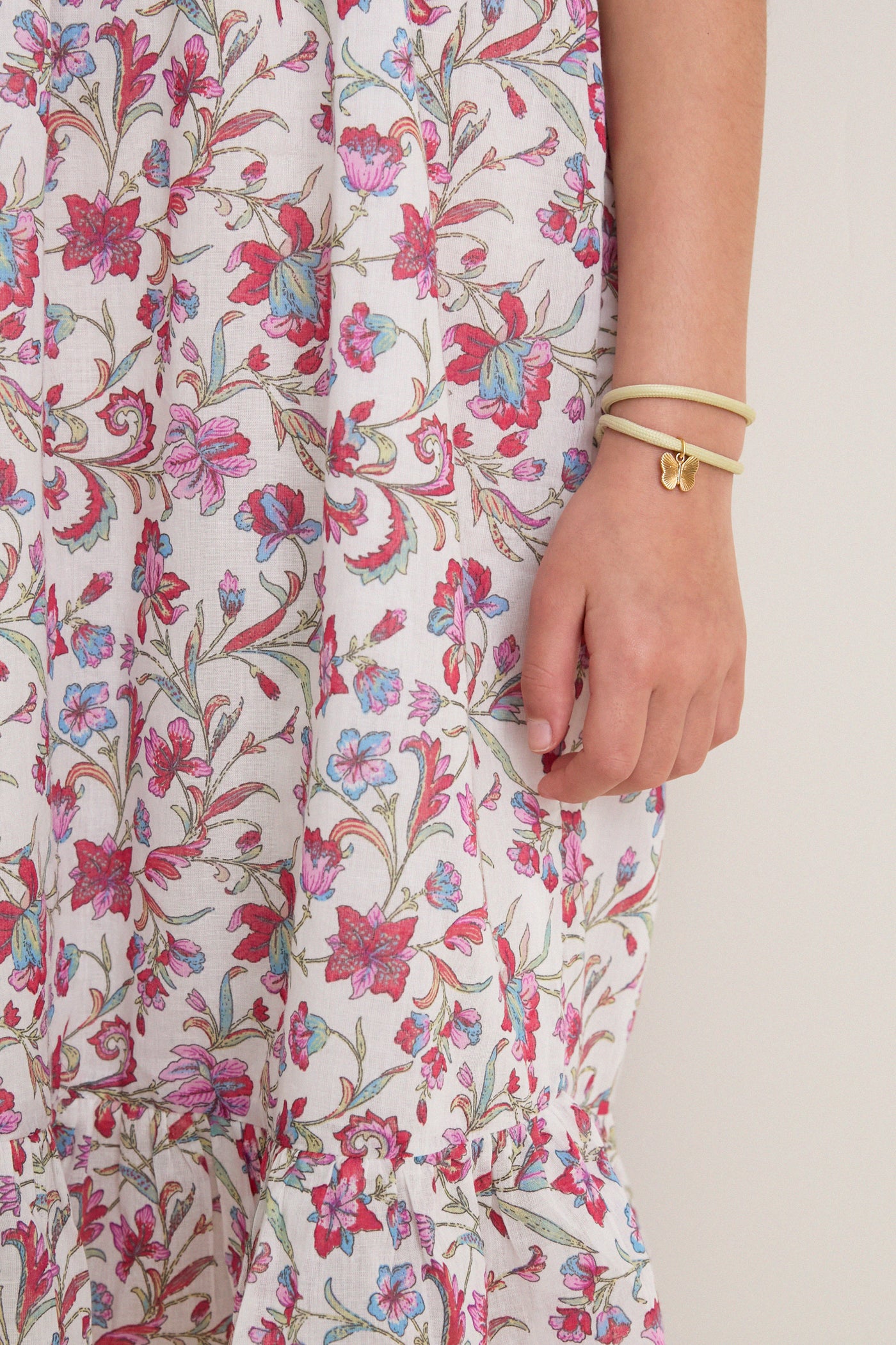 Cream Floral Haven Marceline Dress