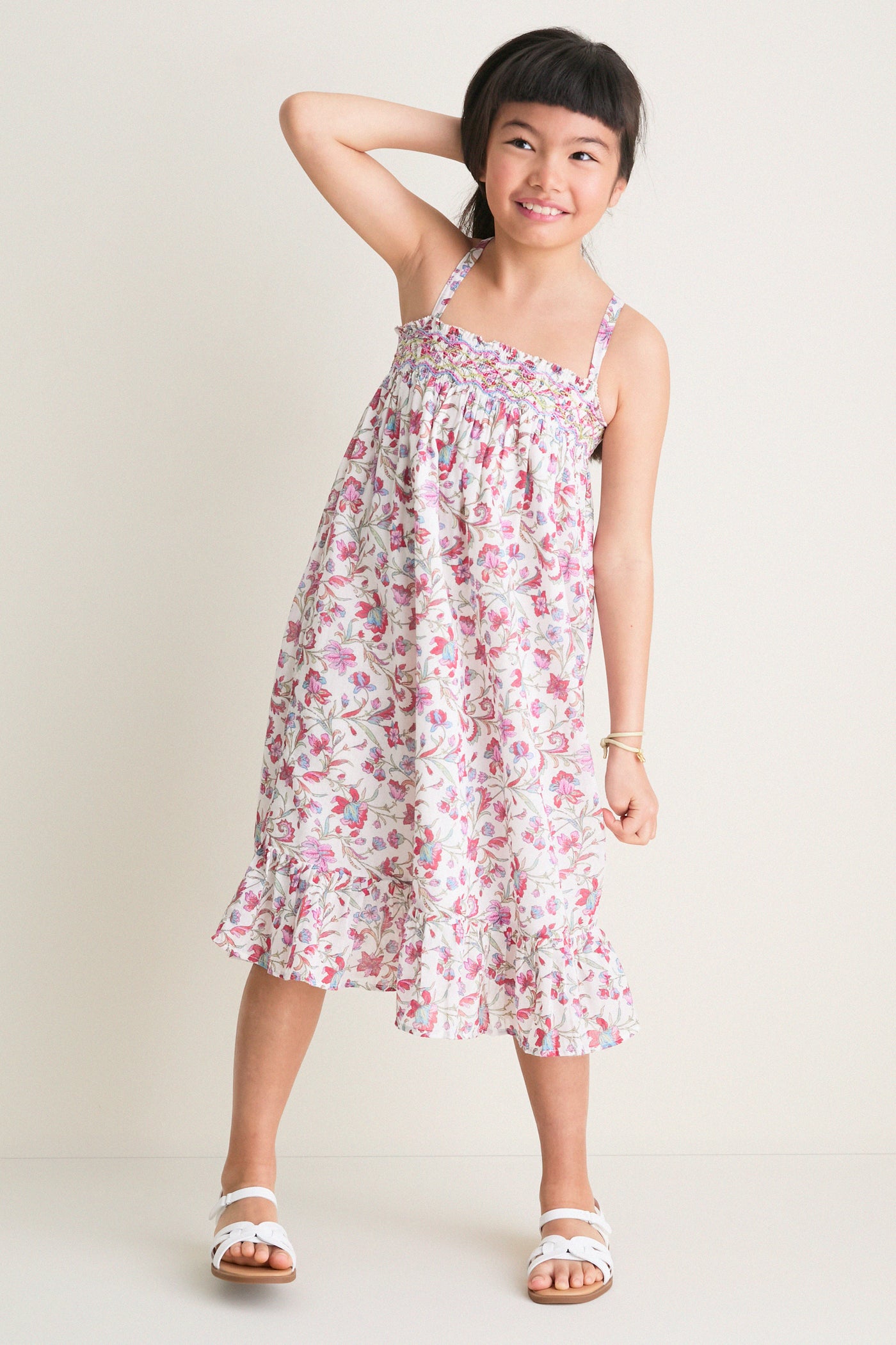 Cream Floral Haven Marceline Dress