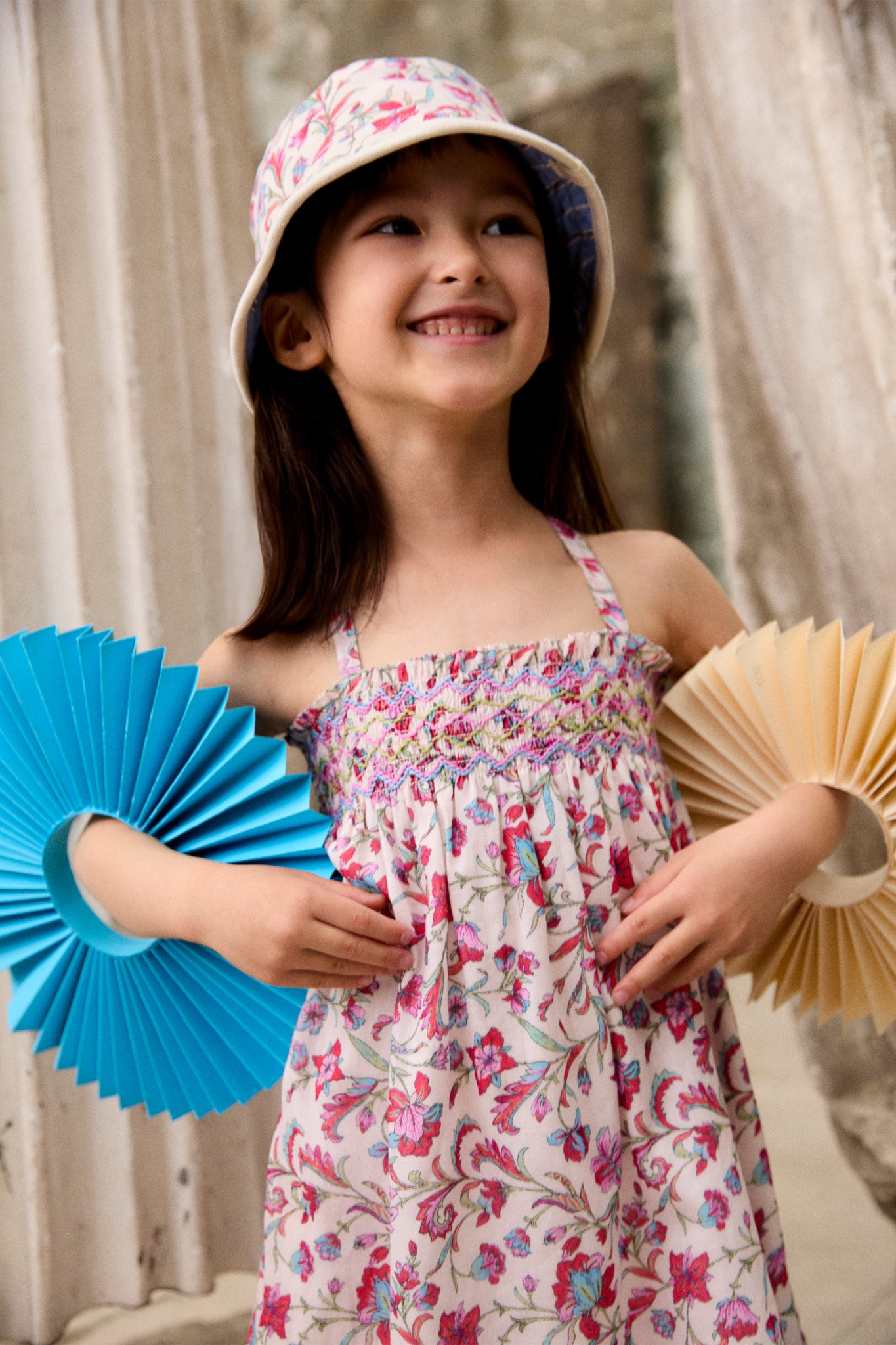 Cream Floral Haven Marceline Dress