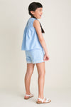 Oxford Blue Vally Shorts