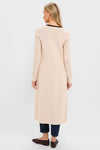 Cream Knit Long Aiden Cardigan