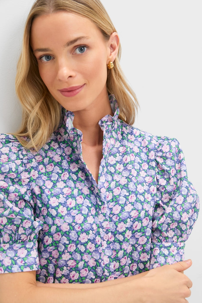 forever new lace insert mini dress in lilac ditsy print ASOS DESIGN lace insert mini dress in ditsy floral
