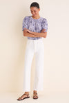 Embroidered Periwinkle Benson Blouse