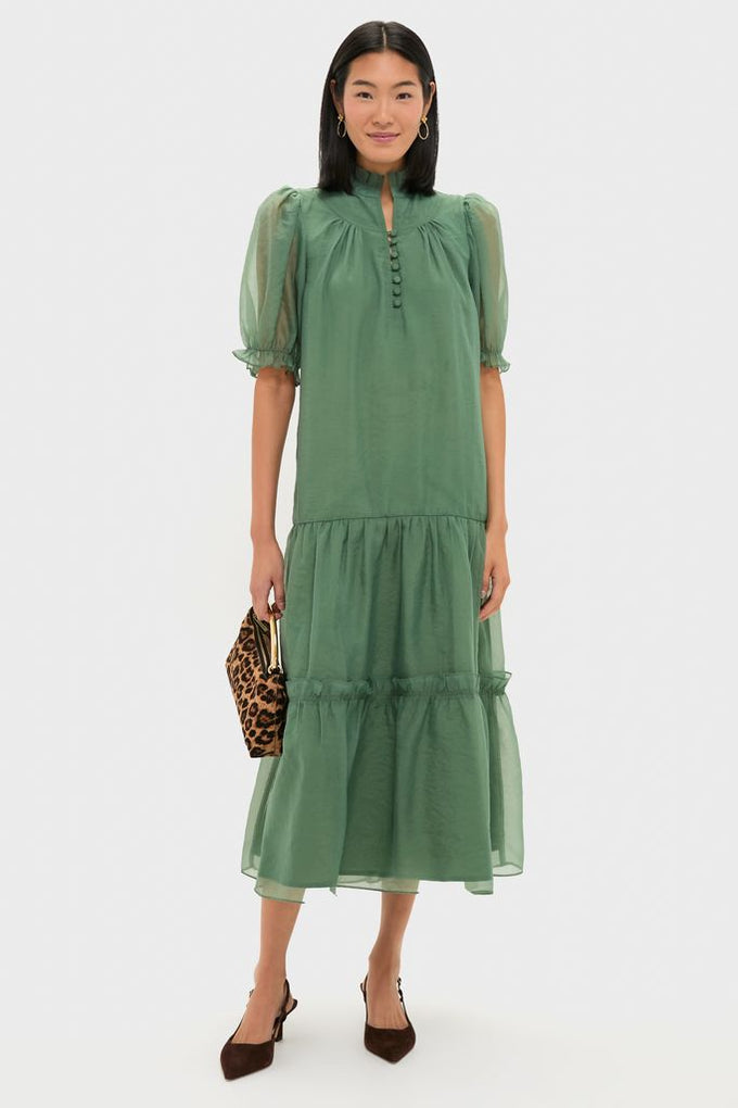 green selena dress Selena Sage Green Sleeveless Maxi Dress main image 0