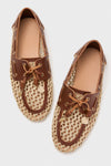 Natural Raffia Pliaria Boat Shoes