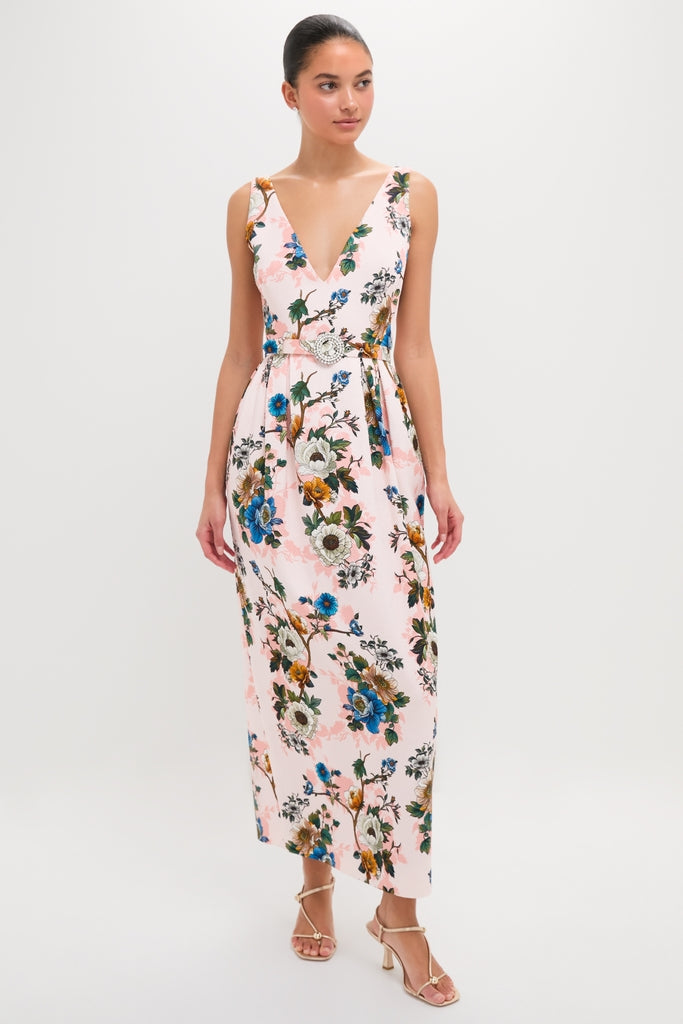 Magical Blossom Pink Jules Jacquard Dress