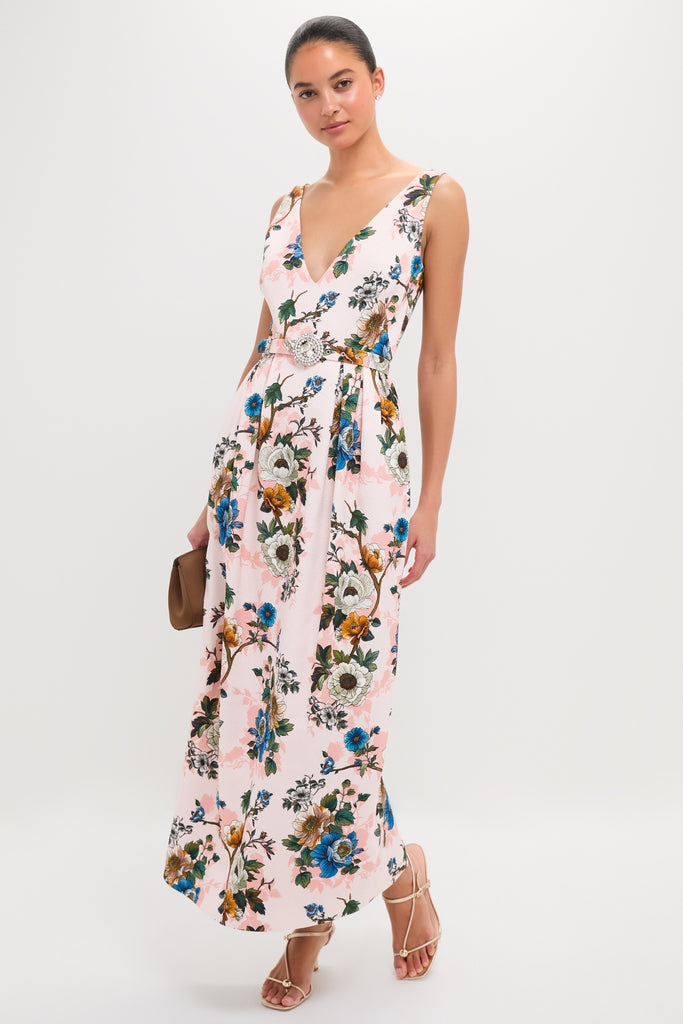 Magical Blossom Pink Jules Jacquard Dress
