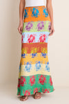 Rainbow Slippery When Wet Maxi Skirt