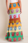Rainbow Slippery When Wet Maxi Skirt
