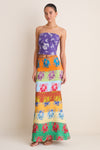 Rainbow Slippery When Wet Maxi Skirt