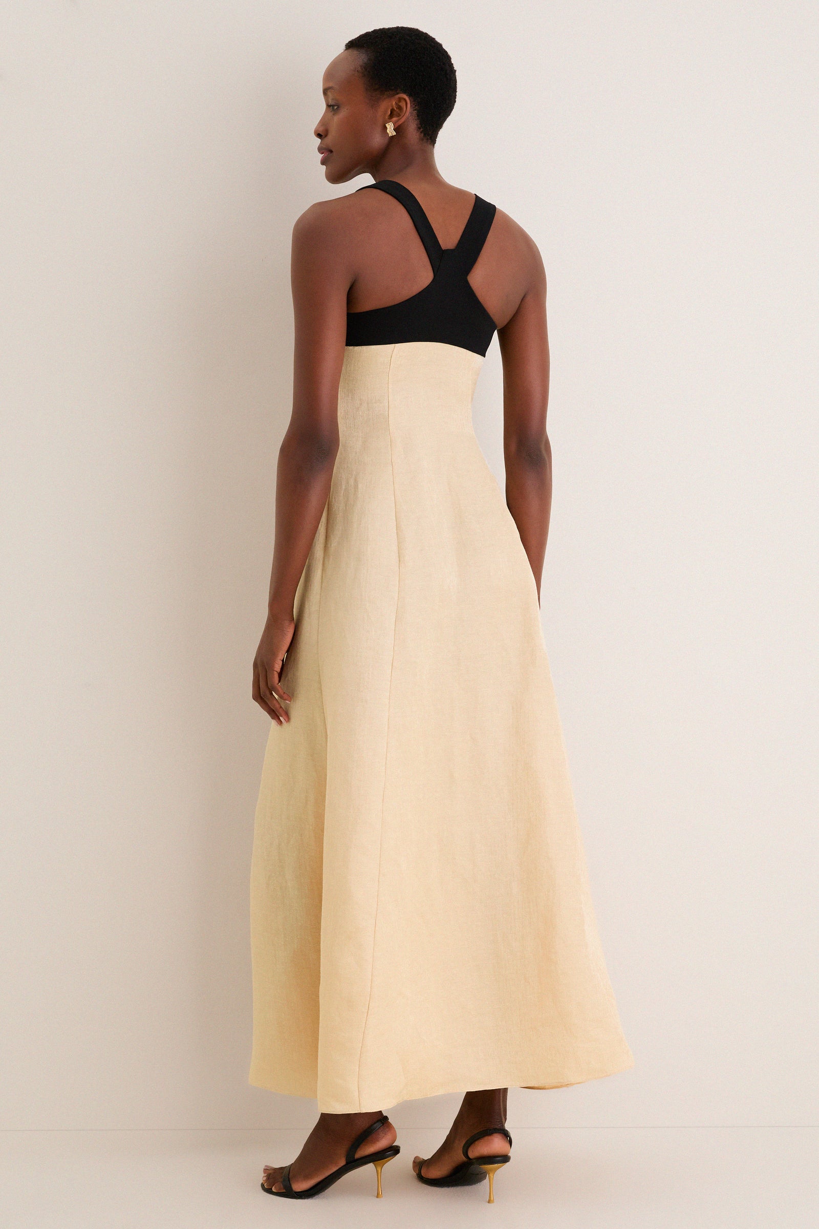 Buttercream Row Row Row Your Buttons Dress