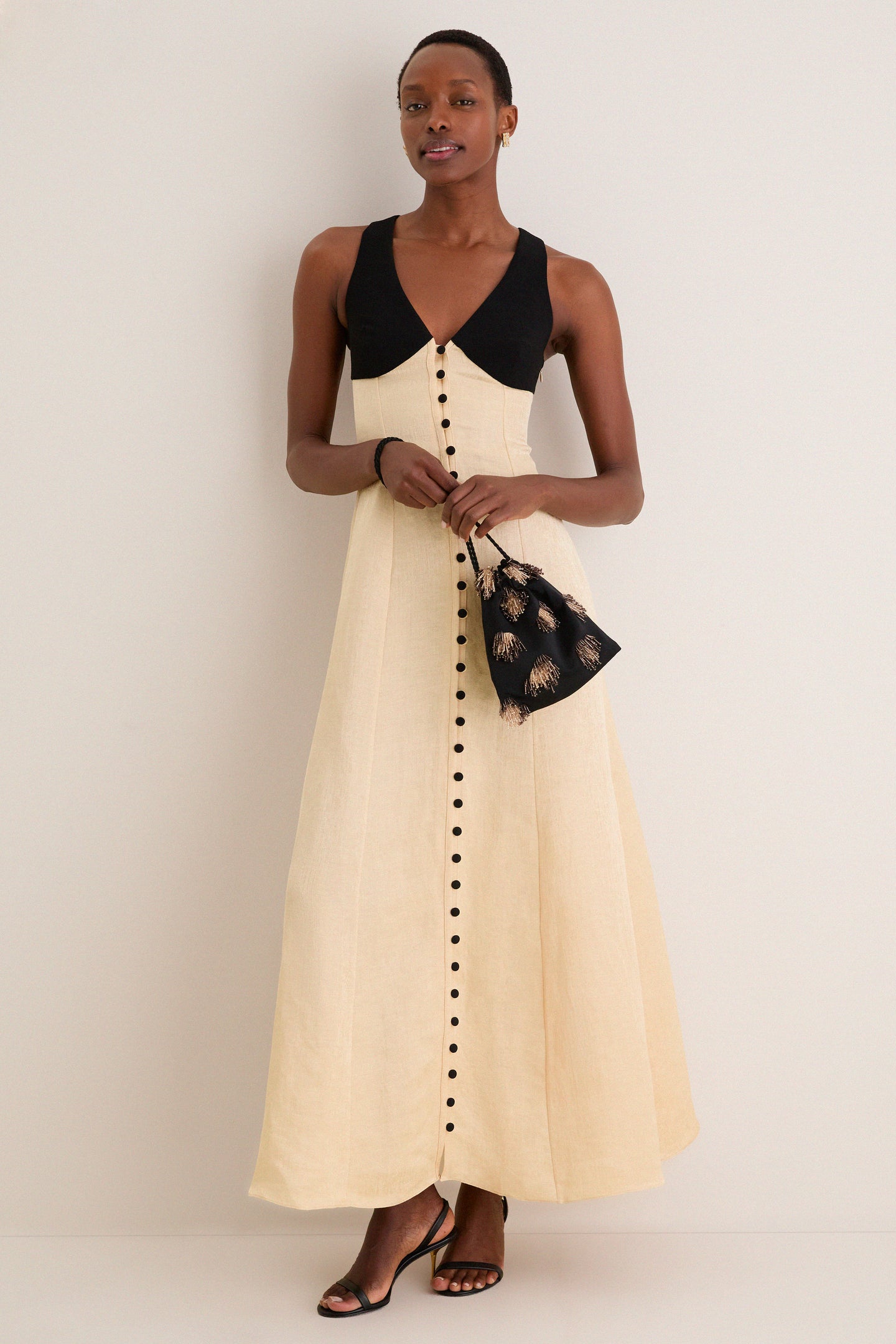 Buttercream Row Row Row Your Buttons Dress