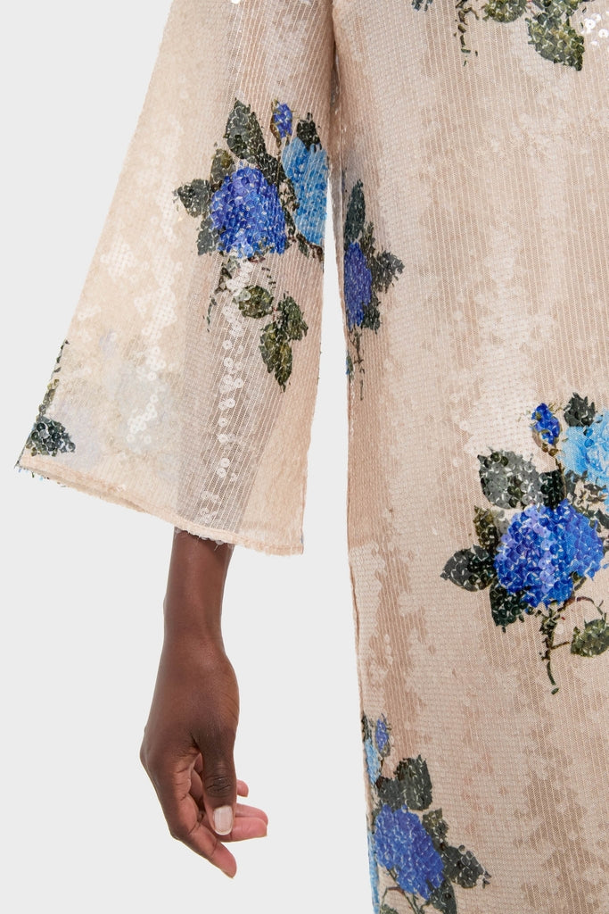 Rose Blue Seraphina Sequin Midi Dress