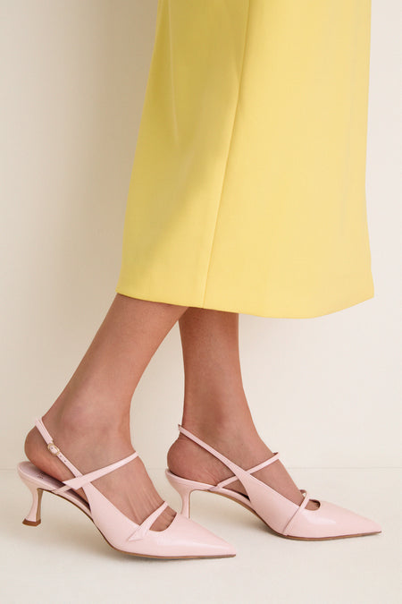 Frost Pink Tita 60 Slingback Heels