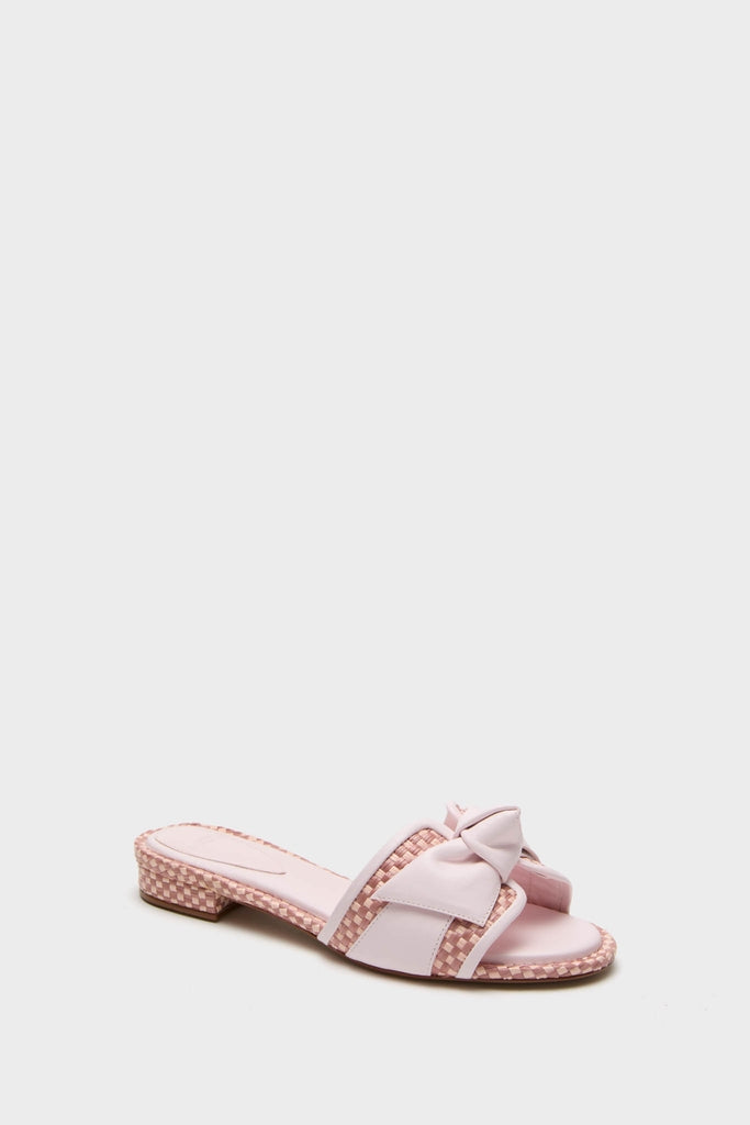 Frost Pink Maci Clarita Padded Raffia Flats