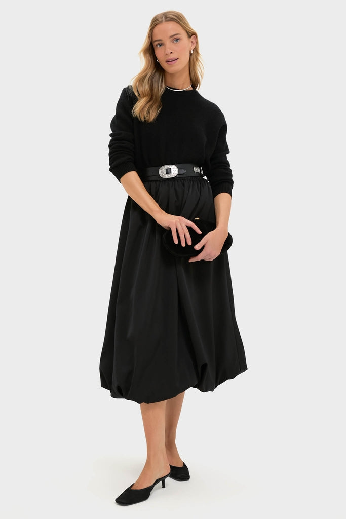 Black Clairmont Bubble Skirt | Pomander Place