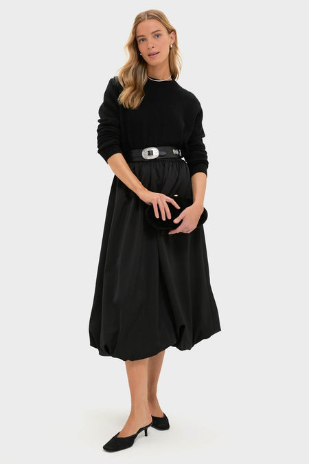 Black Clairmont Bubble Skirt