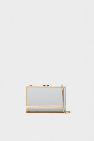 Gold Maddox Mirror Clutch