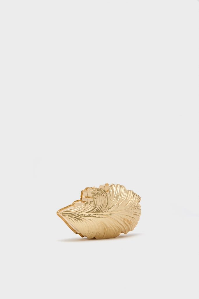 Gold Flora Clutch