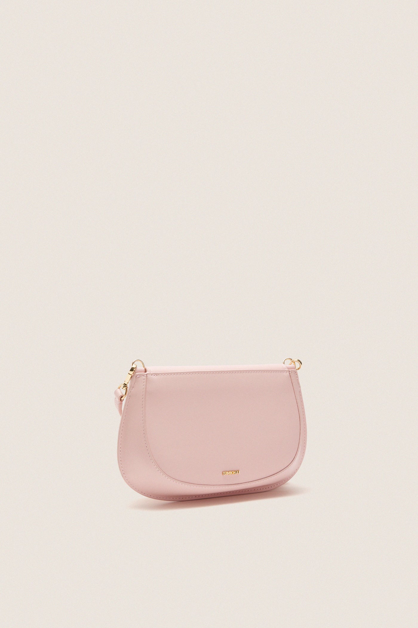 Pale Pink Logan Leather Crossbody